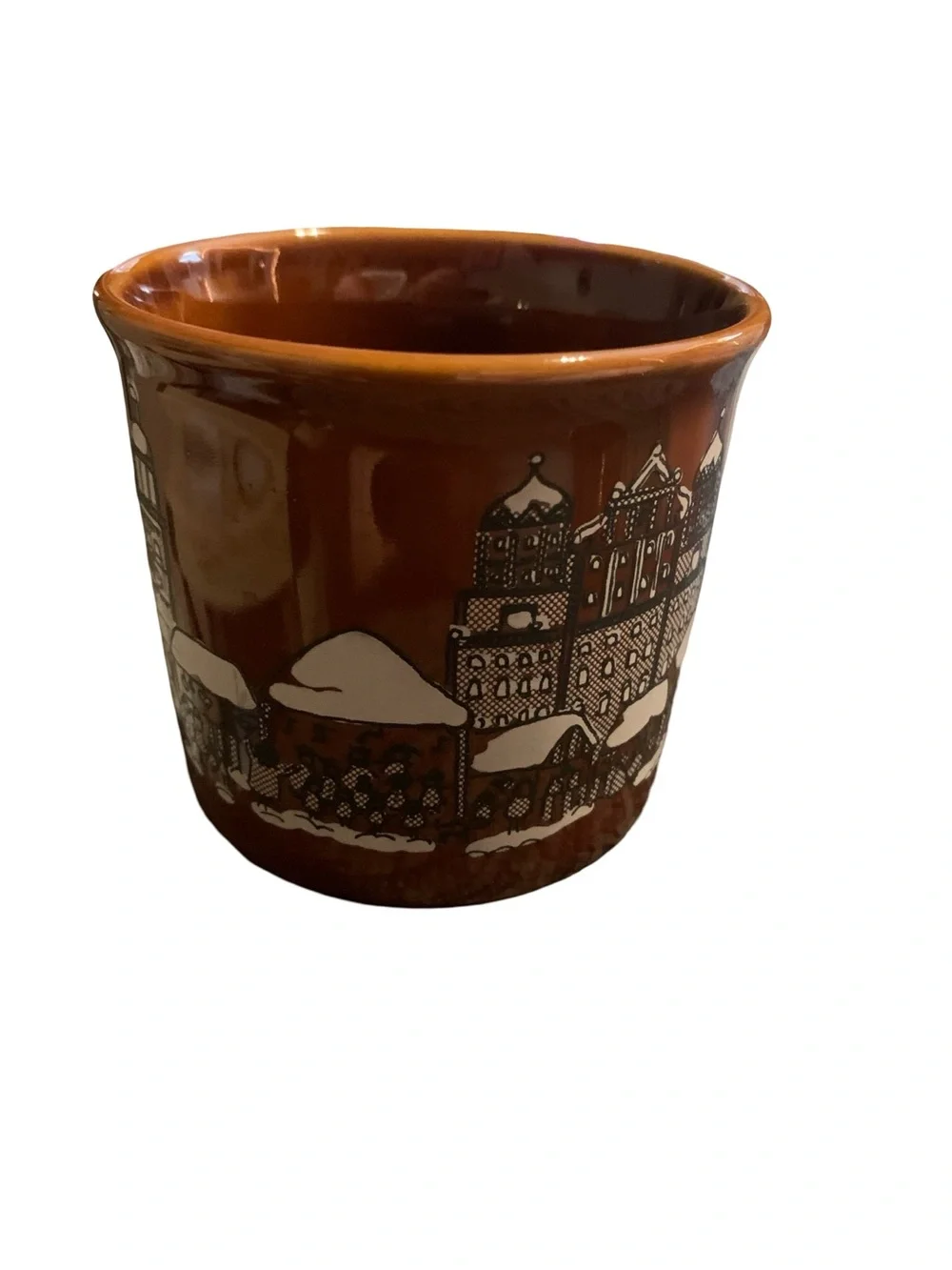 Augsburg Christkindlesmarkt ceramic brown